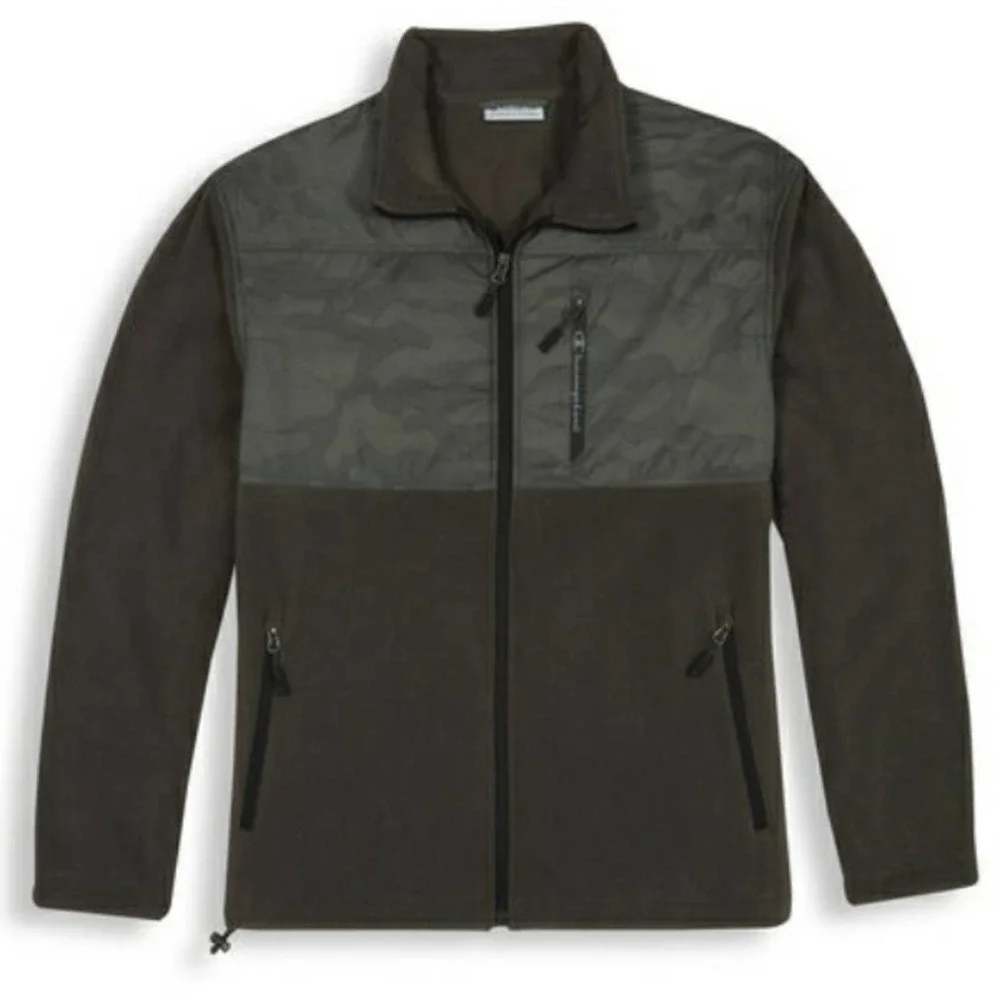 NWT Champion Jacket Arctic Camo‎ Mens Fleece Jacket size Small